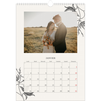 Calendrier photo A3 — Encre & lierre