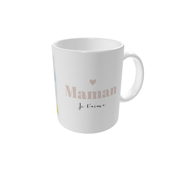 Mug personnalisé — Jolie calligraphie pour Maman