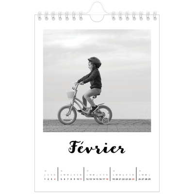 Calendrier photo A5 — Fait Main [Février]