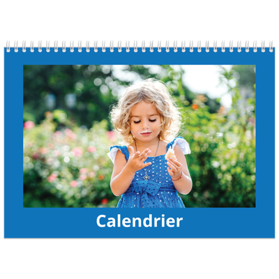Calendrier photo A4 double (30 x 40 cm) — Un monde en couleur [couverture]