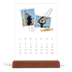 Calendrier de bureau support bois - portrait  — Esprit scrapbook [Février]