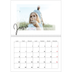 Calendrier photo A4 double (30 x 40 cm) — Cadre clair [Janvier]