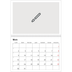 Calendrier photo A4 double (30 x 40 cm) — Créez votre produit [Mars]