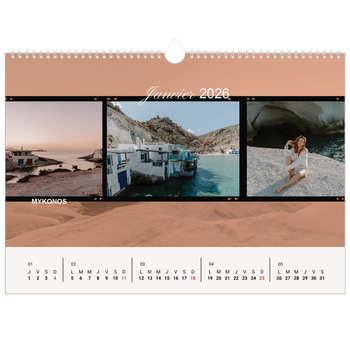 Calendrier photo A3 — Envie d'aventures