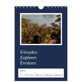 Calendrier photo A5 — Terre éditoriale
