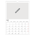 A3 Calendrier annuel — Créez votre produit [Avril]