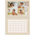 Calendrier photo A4 double (30 x 40 cm) — Texte asymétrique [Avril]