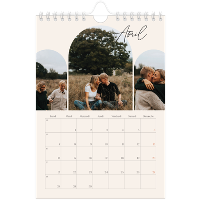 Calendrier photo A5 — Arche de souvenirs [Avril]