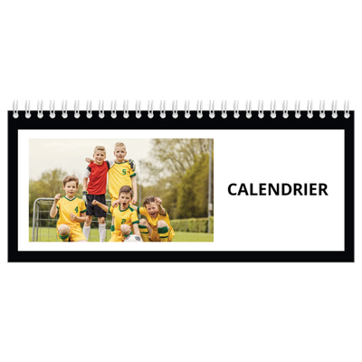 Calendrier de bureau — Cadre noir [couverture]