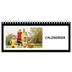 Calendrier de bureau — Cadre noir [couverture]
