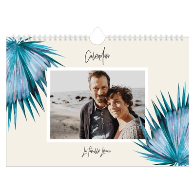 Calendrier photo A4 — Fleurs entremélées [couverture]