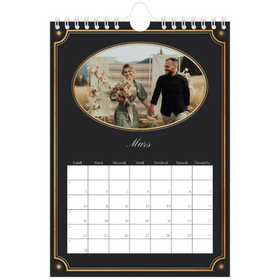 Calendrier photo A5 — Classique vintage [Mars]