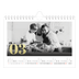 Calendrier photo A5 — Larges numéros brillants [Mars]