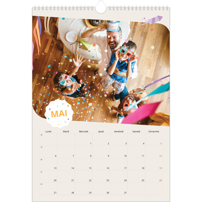 A3 Calendrier annuel — Un anniversaire iconique [couverture]