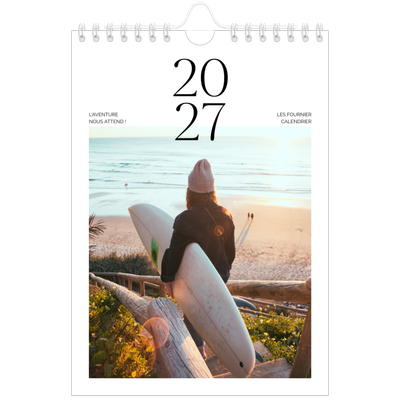 Calendrier photo A5 — Surf & couchers de soleil [couverture]