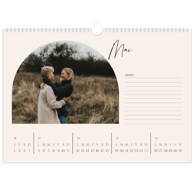 Calendrier photo A3 — Arche de souvenirs [couverture]