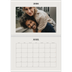 Calendrier photo A4 double (30 x 40 cm) — Ivoire simple [Avril]