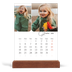 Calendrier de bureau support bois - portrait  — Instantanés et calligraphie [Janvier]