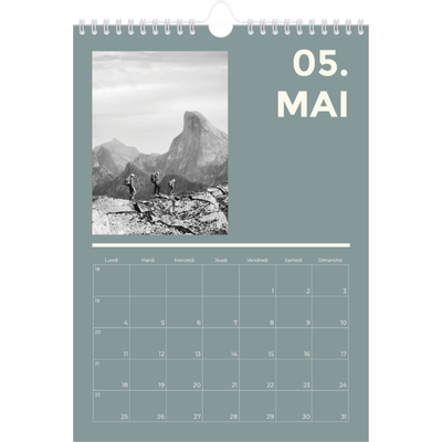 Calendrier photo A4 (20 x 30 cm) — Contemporain audacieux [couverture]