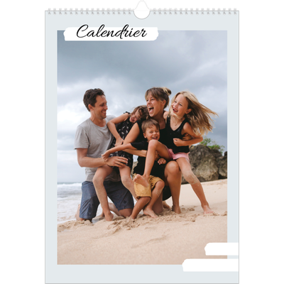 A3 Calendrier annuel — Tons neutres [couverture]