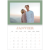 Calendrier photo A4 double (30 x 40 cm) — Cadres rétro [Janvier]