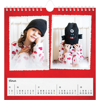 Calendriers annuels carré — Collection de photos [Février]