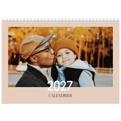Calendrier photo A4 double (30 x 40 cm) — Superposition [couverture]