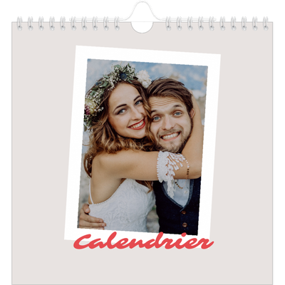 Calendriers annuels carré — Signature carmin [couverture]