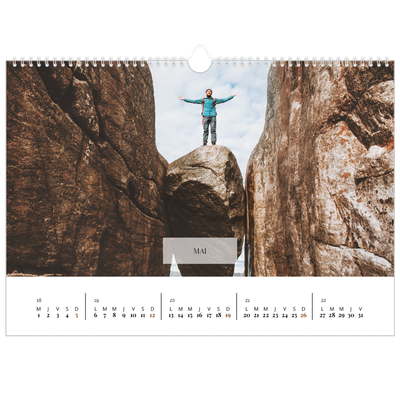 Calendrier photo A3 — Superposition discrète [couverture]