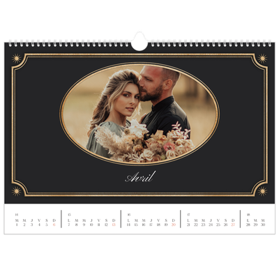 Calendrier photo A3 — Classique vintage [Avril]