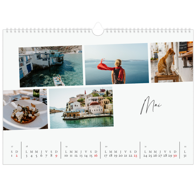 Calendrier photo A3 — Escapade citadine [Mai]