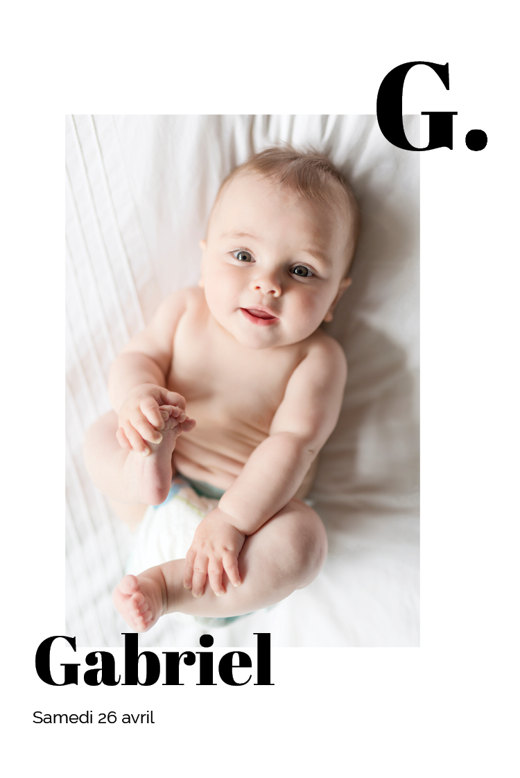 Cartons d'invitation — Itiniales de charme