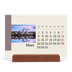 Calendrier de bureau support bois - paysage   — Vues du monde [Mars]