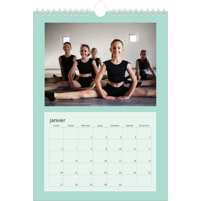 Calendrier photo A4 (20 x 30 cm) — Neo Scandi [Janvier]