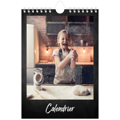 Calendrier photo A5 — Tableau et craie [couverture]