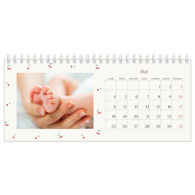 Calendrier de bureau — Cerise sur le bonheur [couverture]