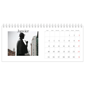 Calendrier de bureau — Mon carnet de voyage