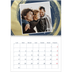 Calendrier photo A4 double (30 x 40 cm) — Coup de pinceau doré [Janvier]