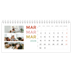 Calendrier de bureau — Lettrage coloré [Mars]