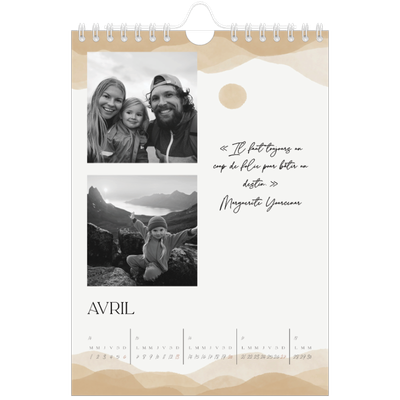 Calendrier photo A5 — Citations inspirantes [Avril]