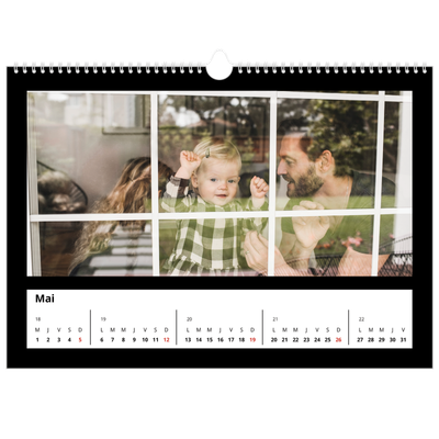 Calendrier photo A3 — Bodures noires [couverture]