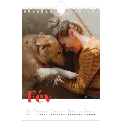 Calendrier photo A5 — Une année audacieuse [Février]