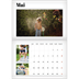 Calendrier photo A4 double (30 x 40 cm) — Une de magazine [couverture]
