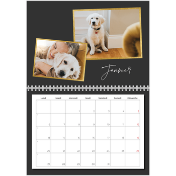 Calendrier photo A4 double — Tellement de souvenirs