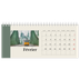 Calendrier de bureau — Vues du monde [Février]