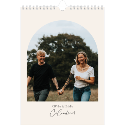 Calendrier photo A4 (20 x 30 cm) — Arche de souvenirs [couverture]