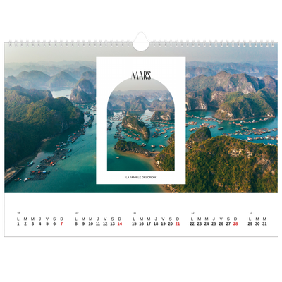 Calendrier photo A3 — L'arche ouverte [Mars]