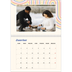 Calendrier photo A4 double (30 x 40 cm) — Rayures rétros [Janvier]