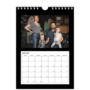 Calendrier photo A5 — Bodures noires