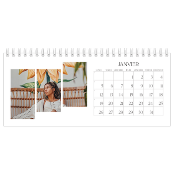 Calendrier de bureau — Fragments de voyage